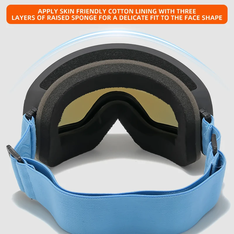 Lunettes de ski, alpinisme en plein air pour hommes et femmes, lunettes de protection respirantes à une et double planche