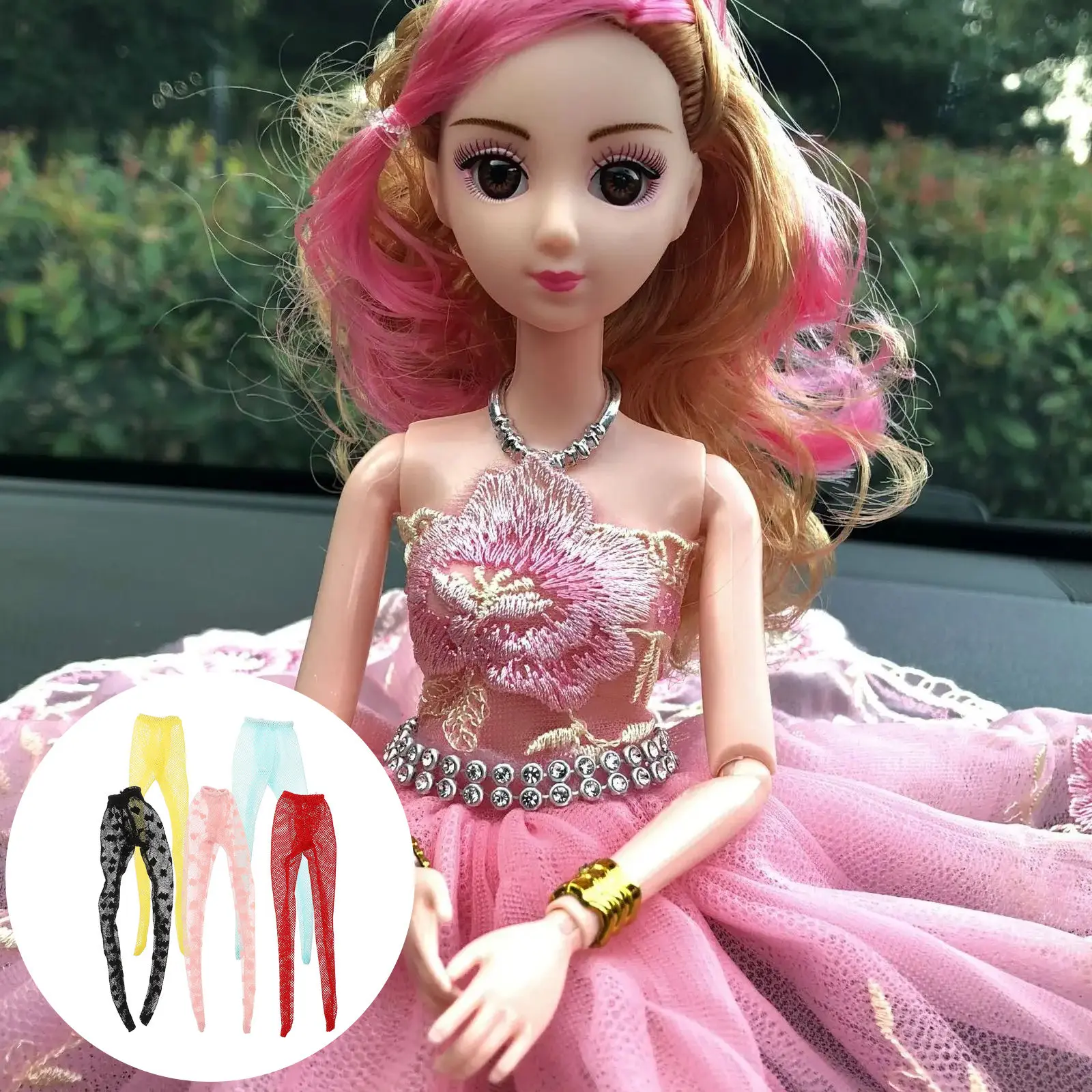 

5Pcs Small Lace Stockings Lovely Cute Socks Accessories for Girls Stockings Dress Up Small Lace Cute Socks