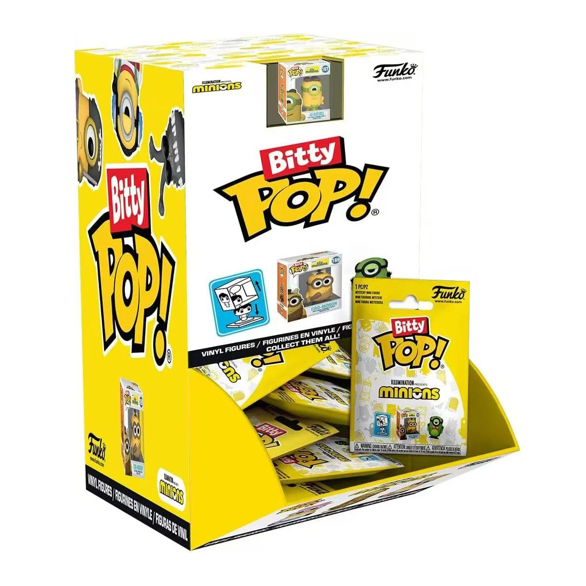 Funko Bitty Pop figuras de Anime genuinas, juguetes Storys Minion, cajas ciegas, paquetes sorpresa, Mini adorno, modelo de colección, regalo de juguete