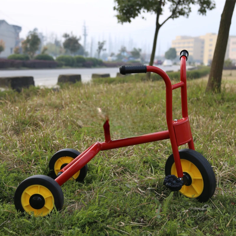 Children's U-Shaped Tricycle Double Pocket Windmill Children's Toy Children's Tricycle