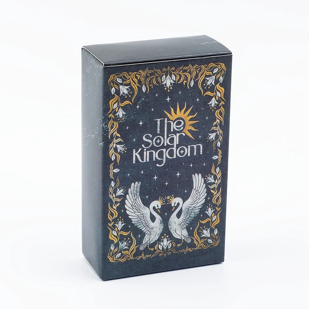 The Solar Kingdom Tarot Deck 78 Card Tabletop Cards Of Group Games For Parties Precognition & Divinatio Oracle Set 10.4*6.1CM