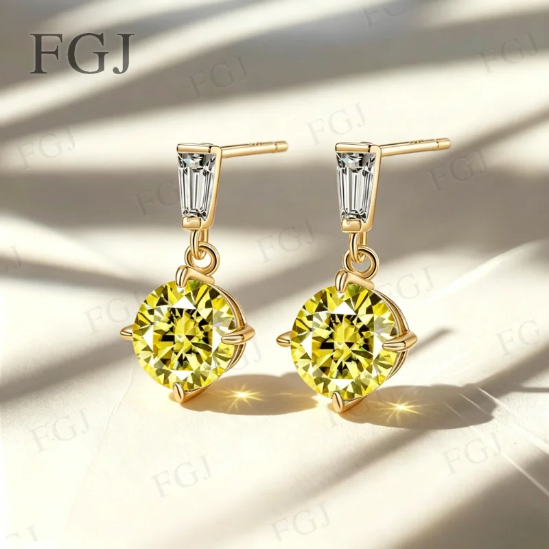 2ct Moissanit-Ohrringe S925 Sterling Silber Ohrstecker Damen-Modeschmuck Mit Zertifikat Feiner Schmuck Jubiläumsgeschenk – Detail 20