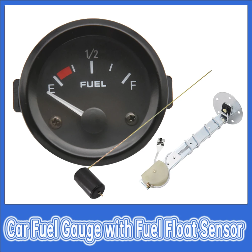 240 ~ 33Ohm 52mm Zeiger anzeige Auto Kraftstoff anzeige Auto Kraftstoff anzeige weiße Hintergrund beleuchtung mit Kraftstoffs chw immer sensor für Benzin auto 12V