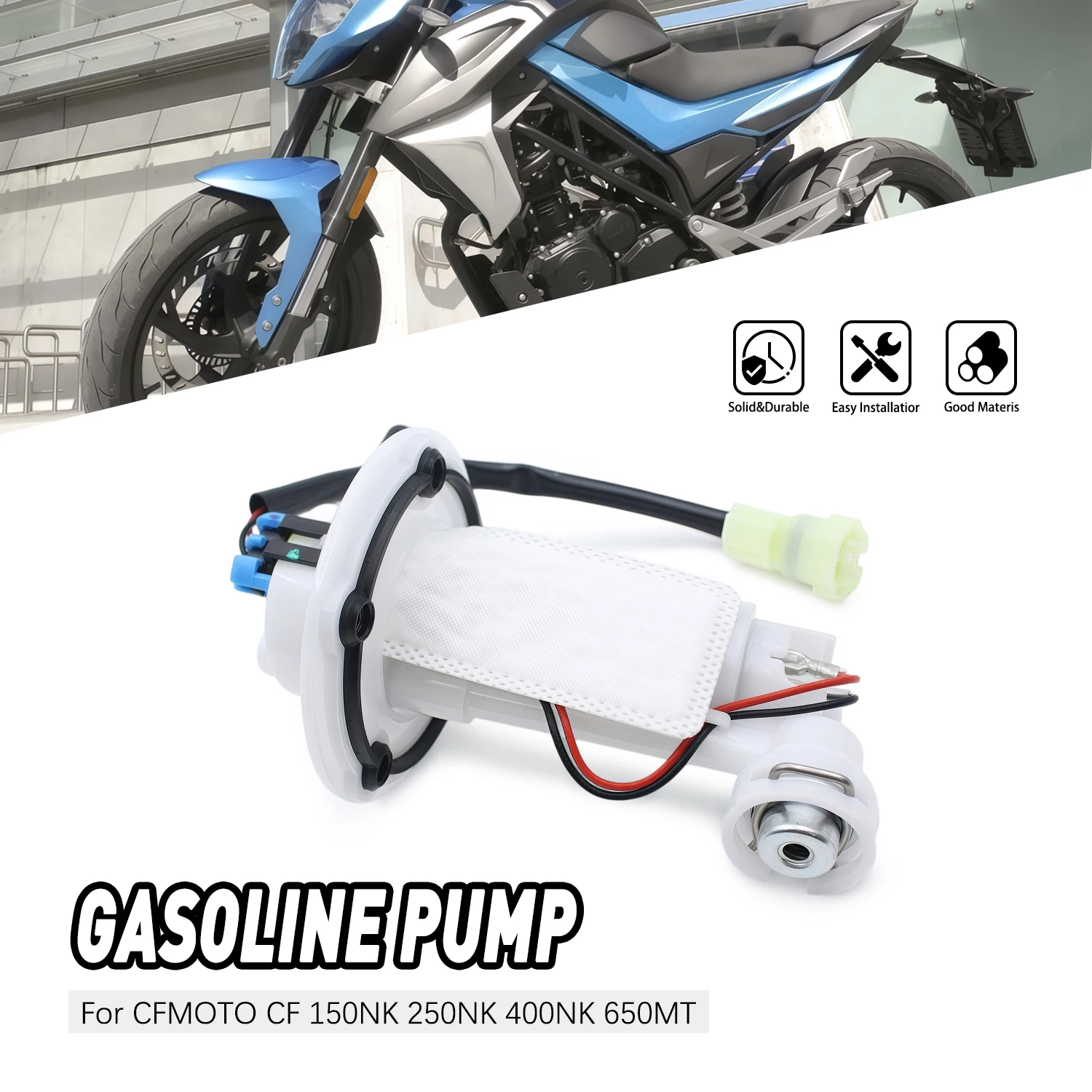 

Fuel Pump Motorcycle Accesorios For CFMOTO 150NK 250NK 400NK 650MT I 650-7 NK400 NK600 6KJ0-150900-10000