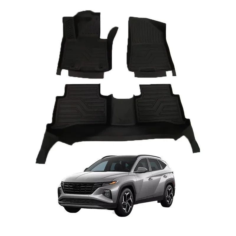 

Factory Hot Sell Full Set Of Flexible Customization Car Interior Accessories For TPE Floor Mats For Tucson 2