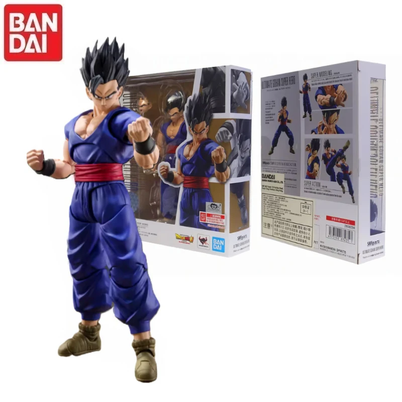 

В наличии 100% оригинальная фигурка Bandai Dragon Ball: Сон Гохан SHF Super Hero, модель игрушки