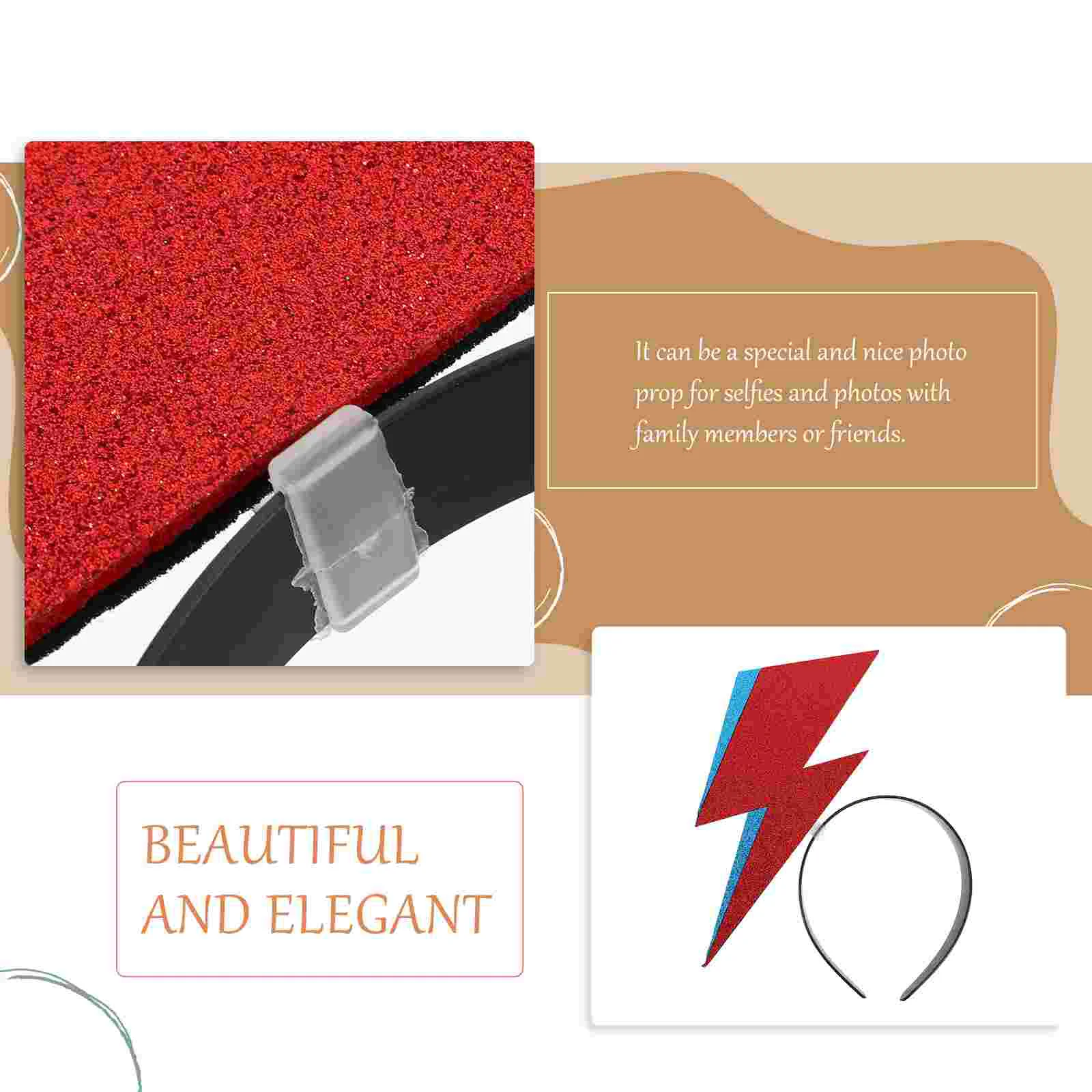 2 Pcs Funny Headband Party Decorations for Women Arrow New Years Photo Booth Props Girls Birthday Non-woven Fabric