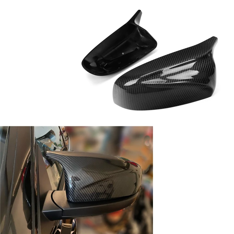 E70 TOP PU Protect Carbon Mirror cover Replacement M Look Style Fitment Side Mirror Cover for BMW E70 X5  E71 X6 2007-2013