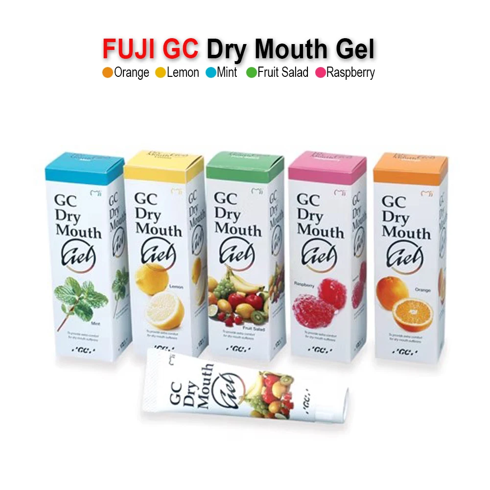 

2 Boxes Fuji GC Dry Mouth Gels Oral Care Teeth Tongue Moisturizing Relief Cream Long Lasting Dental Neutral pH Artificial Saliva