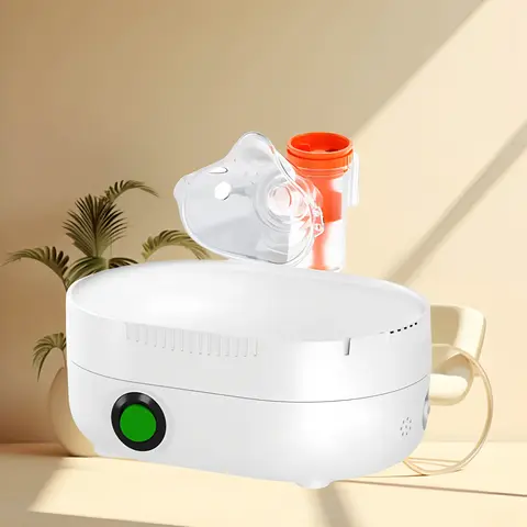 Máquina nebulizadora portátil para adultos y niños, nebulizador de compresor, nebulizador de bajo ruido, nebulizador de escritorio para uso doméstico
