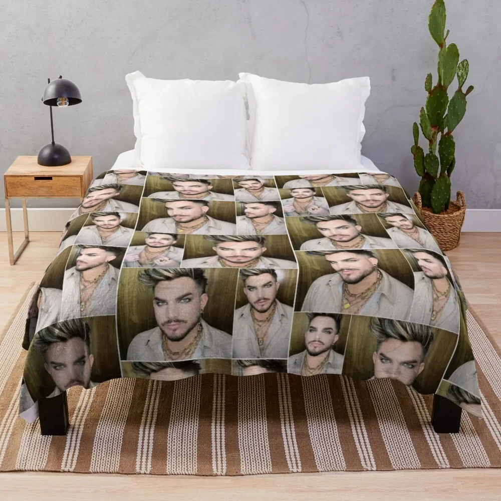 

Magnificent Adam Lambert Throw Blanket Reusable Durable Soft Blanket for All Seasons