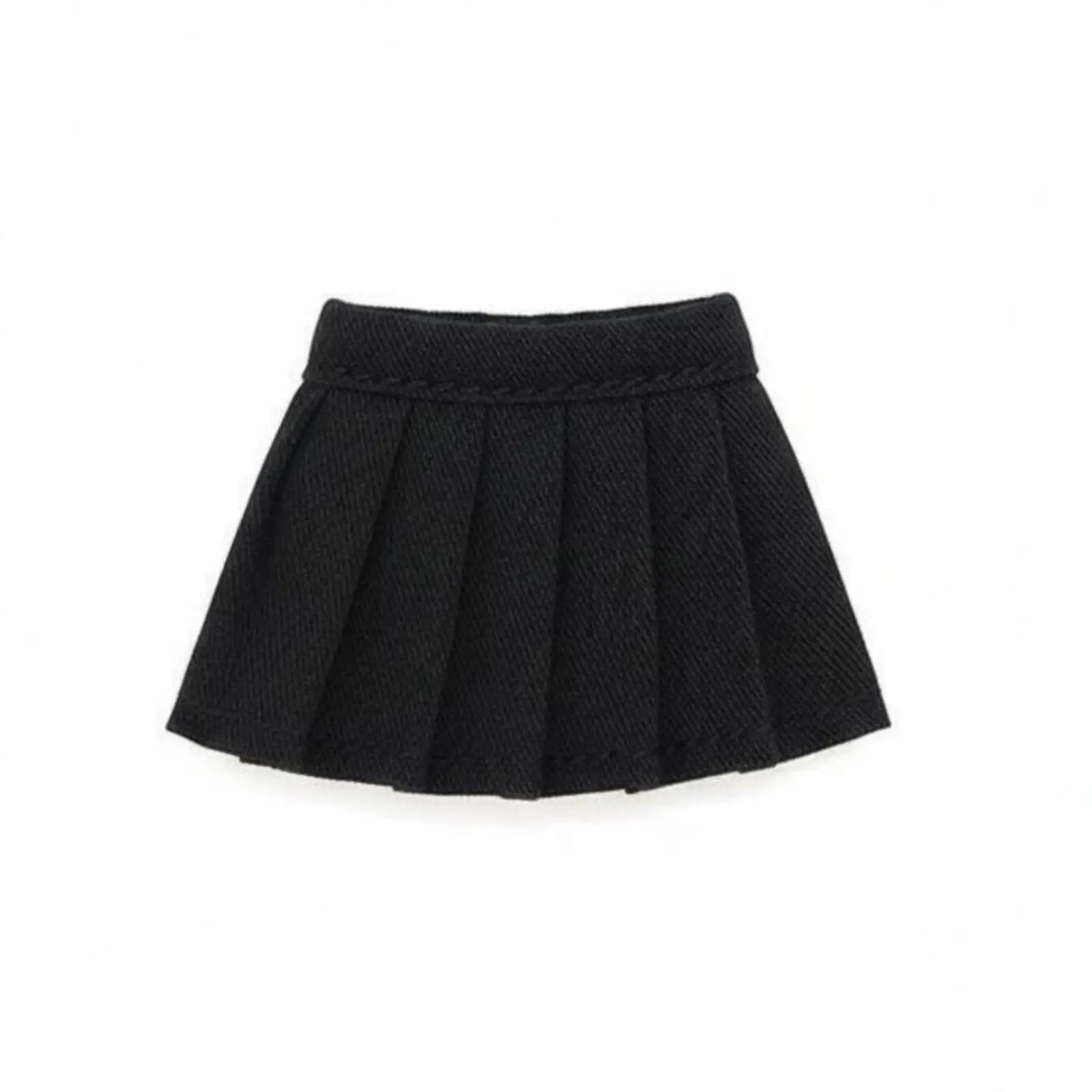 Mini Doll Skirt Pleated Cloth 1 12 Scale School Uniform Aesthetic Sturdy Folds for OB11 Figures
