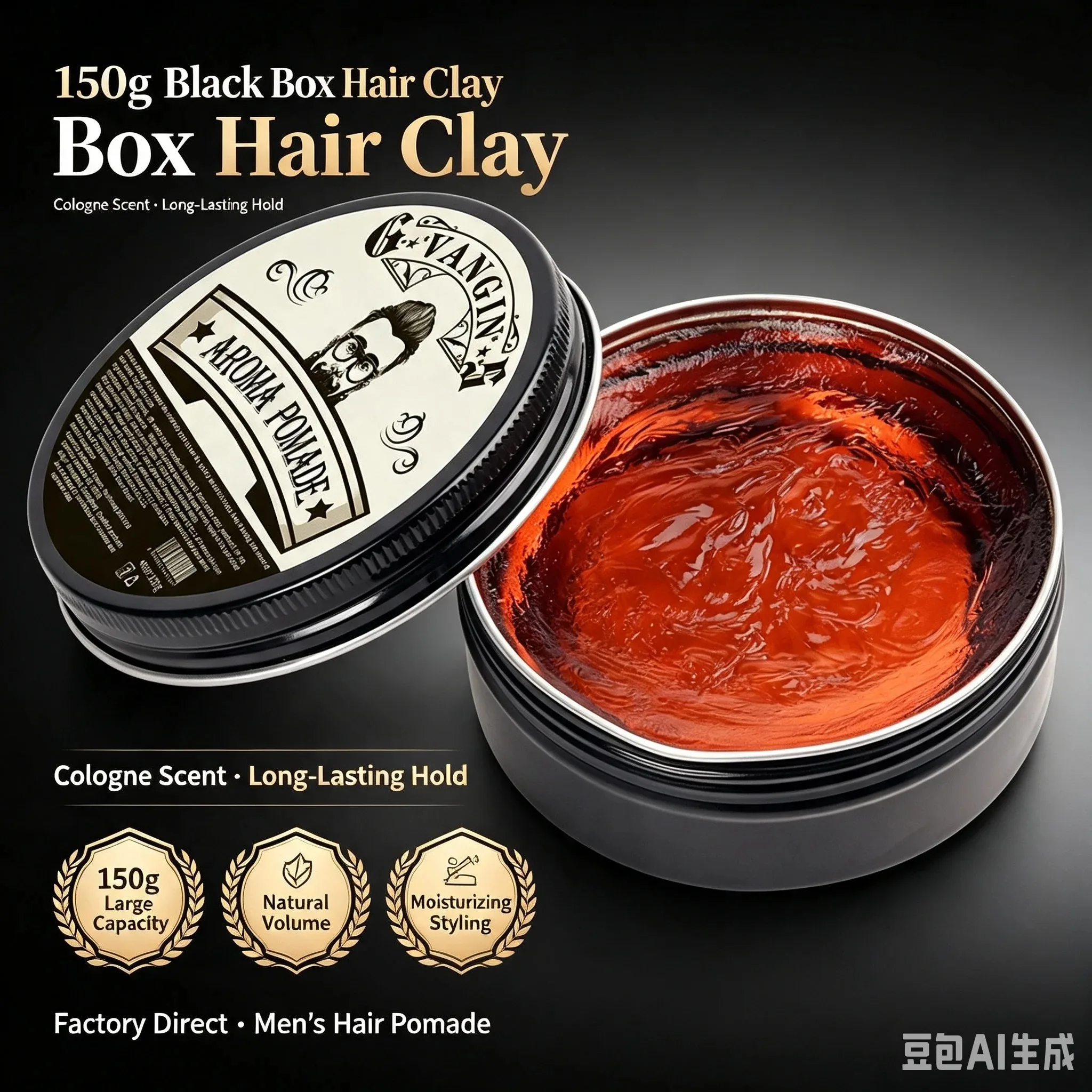150g Hair Styling Clay Matte F - đánh giá và giá Pomade Hair Clay