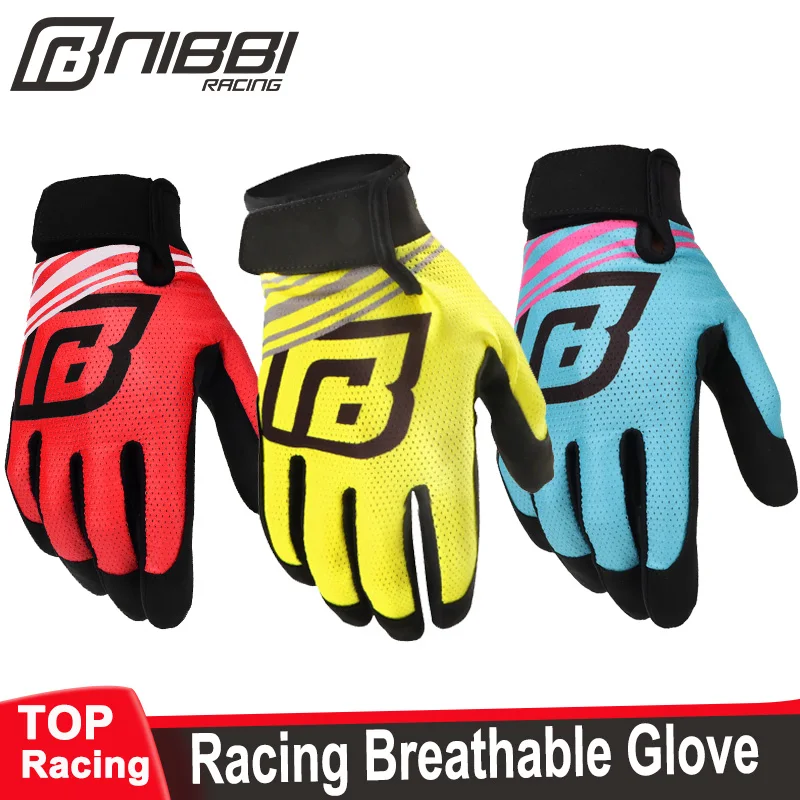 

NIBBI Motorcycle Racing Breathable Glove Lightweight Anti-slip Gloves for Motocross and off-Road Enduro Performance Riders