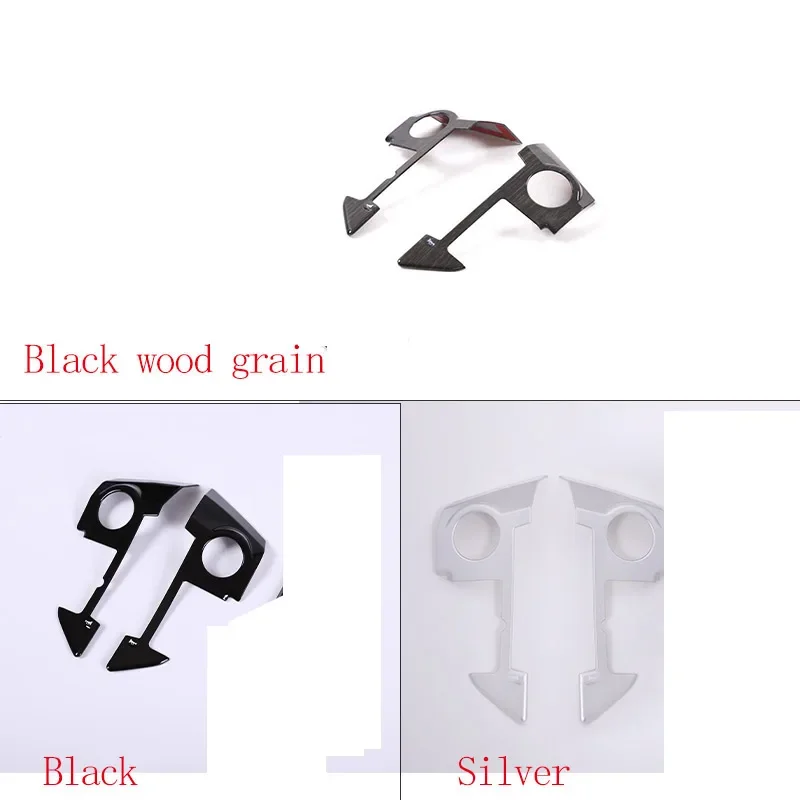 Steering Wheel Cover Trim Stickers For Land Rover Discovery 4 LR4 For RR Sport 10-13 For Freelander 2 2013-2015 Car Accessories