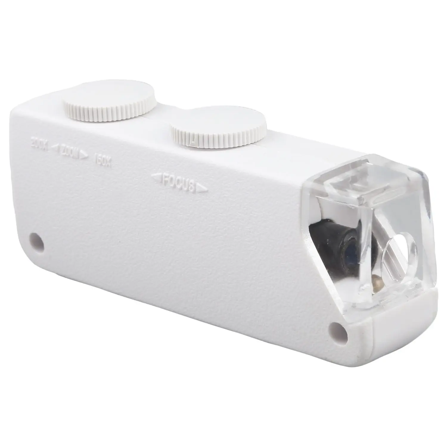 Nuevo Lente de Zoom portátil 160X-200X, lupa de microscopio de bolsillo con luz LED