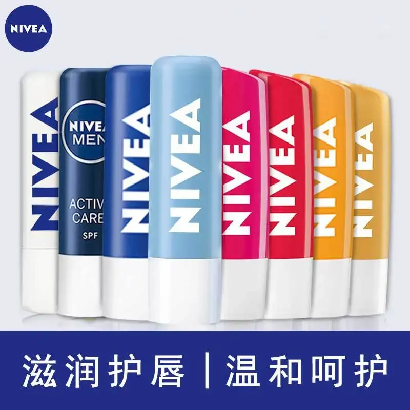 Nivea idratante balsamo per le labbra rossetto 4.8g olio naturale per la cura delle labbra per le labbra nutriente riparazione cura delle labbra per