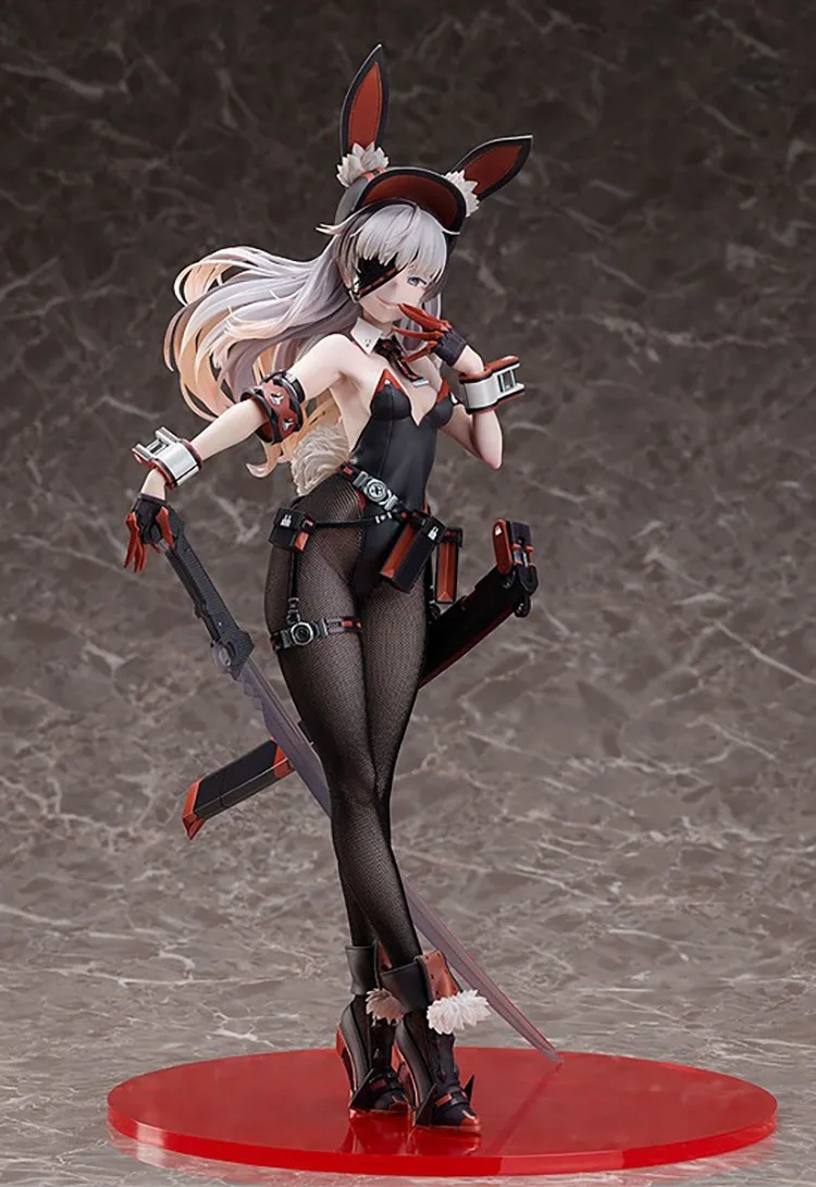 100% Original:1/4 x-10 Combat rabbit Bunny Girl PVC Action Figure Anime Figure Model Toys Figure Collection Doll Gift