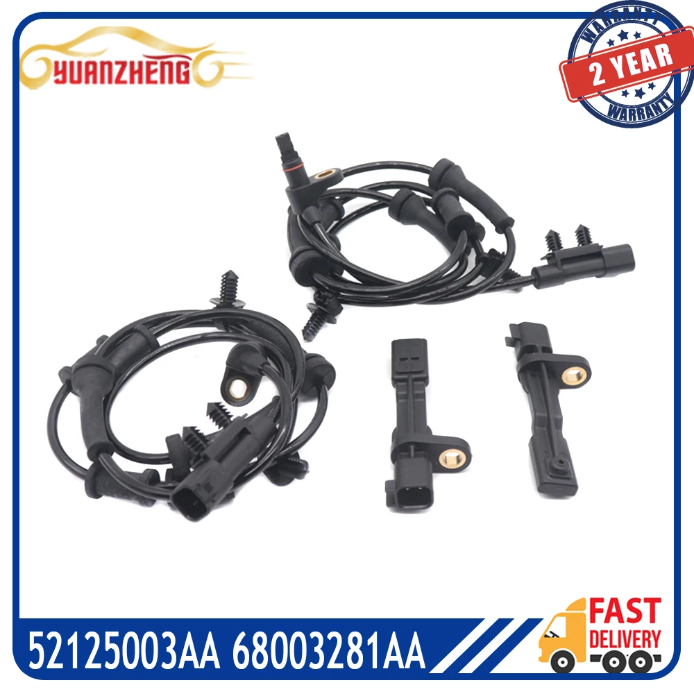 

Car Front/Rear ABS Wheel Speed Sensor 52125003AA For Dodge Nitro Jeep Liberty Wrangler Wrangler JK 3.6L 3.8L 68003281AA