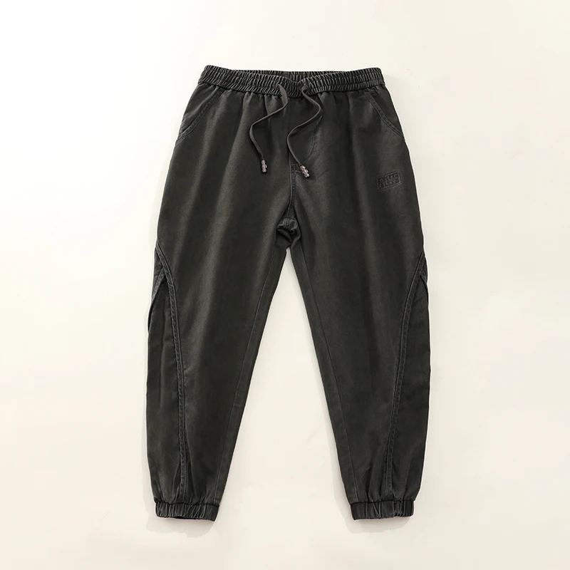 Pantalones Cargo de talla grande para hombre, ropa de calle japonesa, Harajuku, informal, coreano, Hip Hop, holgados