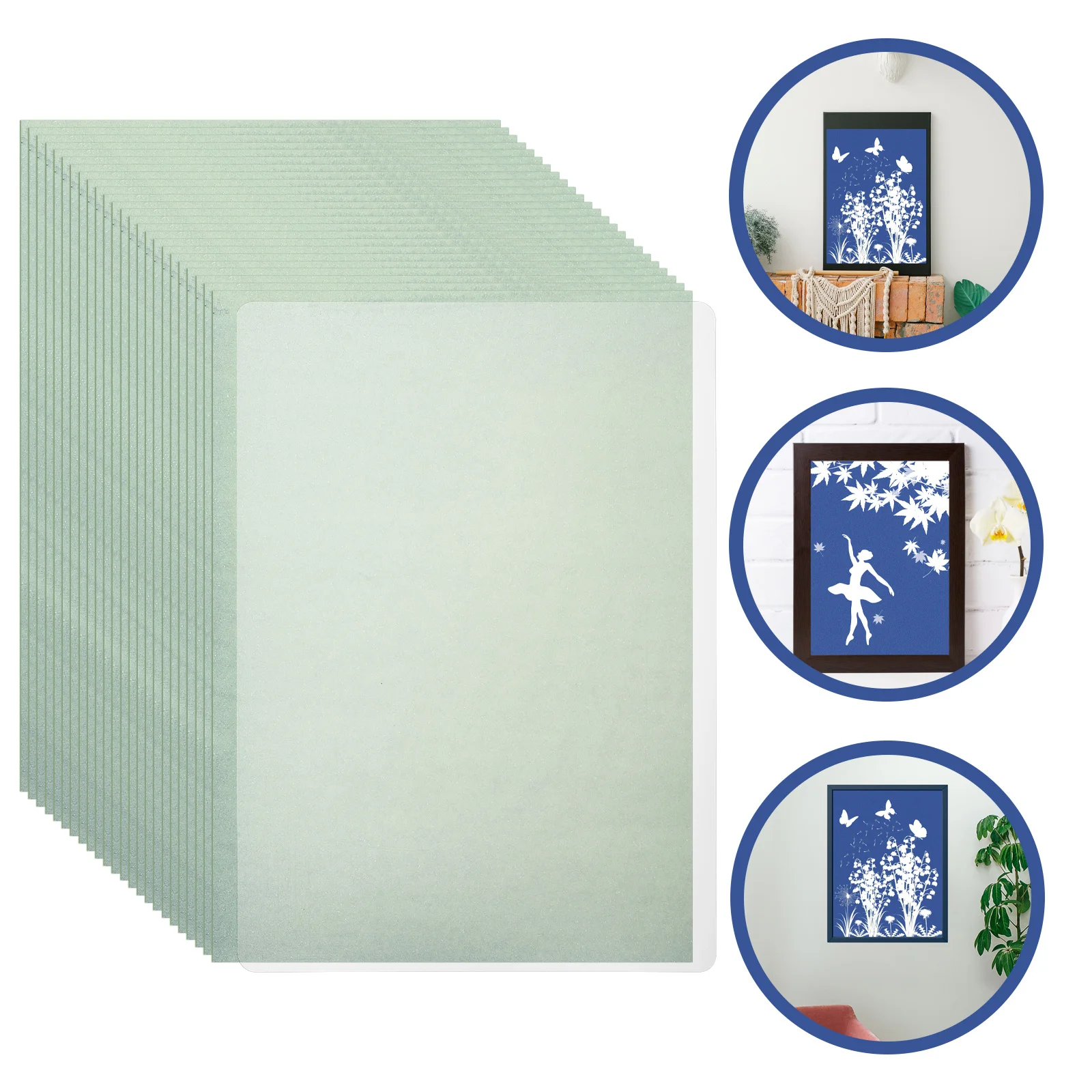 

Sun Sensitive Paper DIY Printing Papers Cyanotype for Kids Supplies Child Drawing