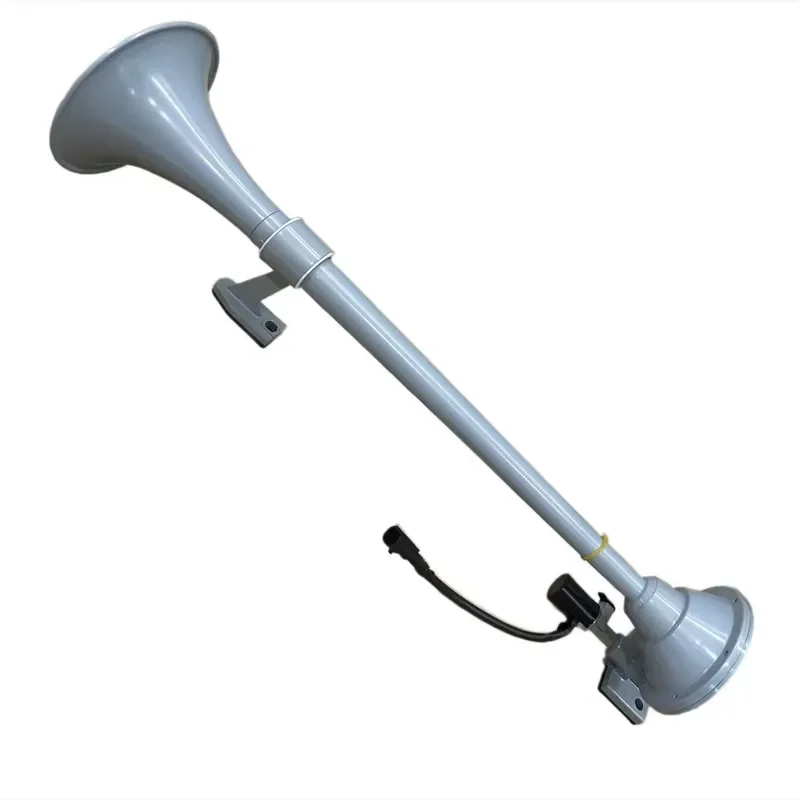 for 24V Electronic Control Pneumatic Horn Aluminum Alloy Air Horn  Heavy Duty Trucks Compatible with DZ93189270001