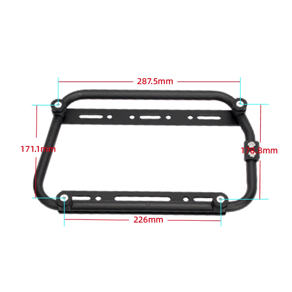 Motorcycles Side Box Bracket Universal 28L 45L Modification Parts Storage Bags Luggage Carrier Luggage Rack Sidebox Bag Brackets