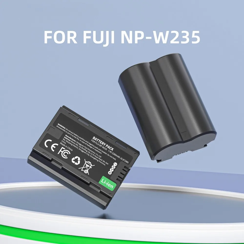 KOSHARE NP-W235 NP W235 Digital Battery for Fujifilm W23 XS20 XH2 X-T4 X-T5 XH2S X50S GFX100S 50SII Rechargeable Battery 2850mAh