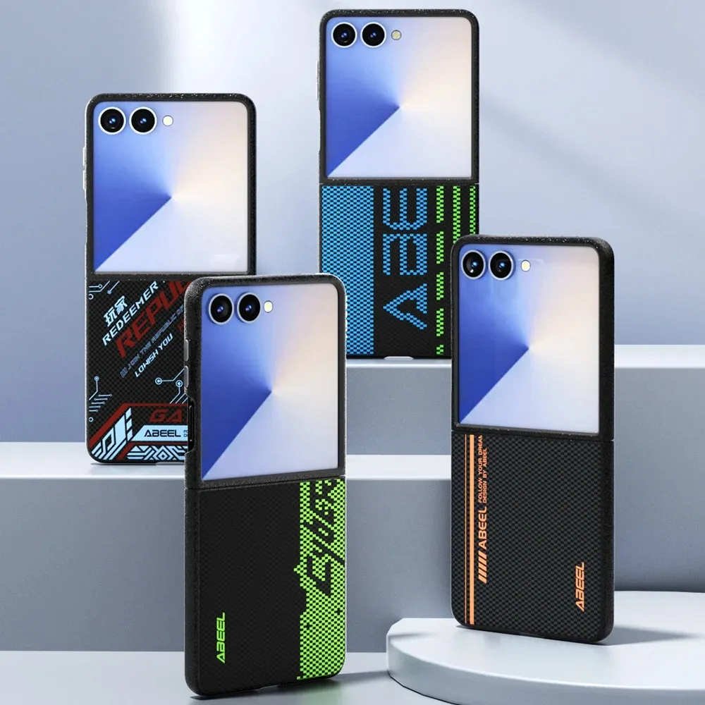 حافظة هاتف مغناطيسية رائعة وفريدة من نوعها عالية الجودة لهاتف سامسونج جالاكسي Z Flip 7 لهاتف Magsafe غطاء خلفي مميز مقاوم للصدمات