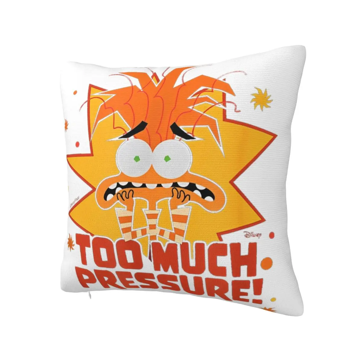 Inside Out 2 Anxiety Too Much Pressure Pillowcase Printed Polyester Cushion Cover Throw Pillow Case Cover Home Dropshipping 45cm