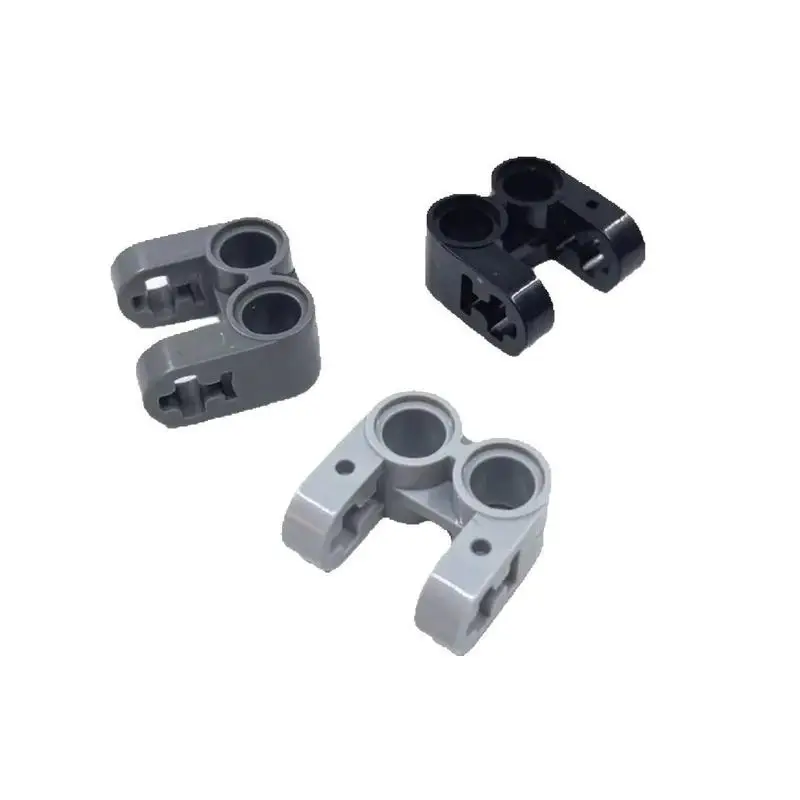 100Pcs 41678 MOC Assembles Particles High-Tech Axle And Pin Connector Perpendicular Double Split Building Blocks Toys