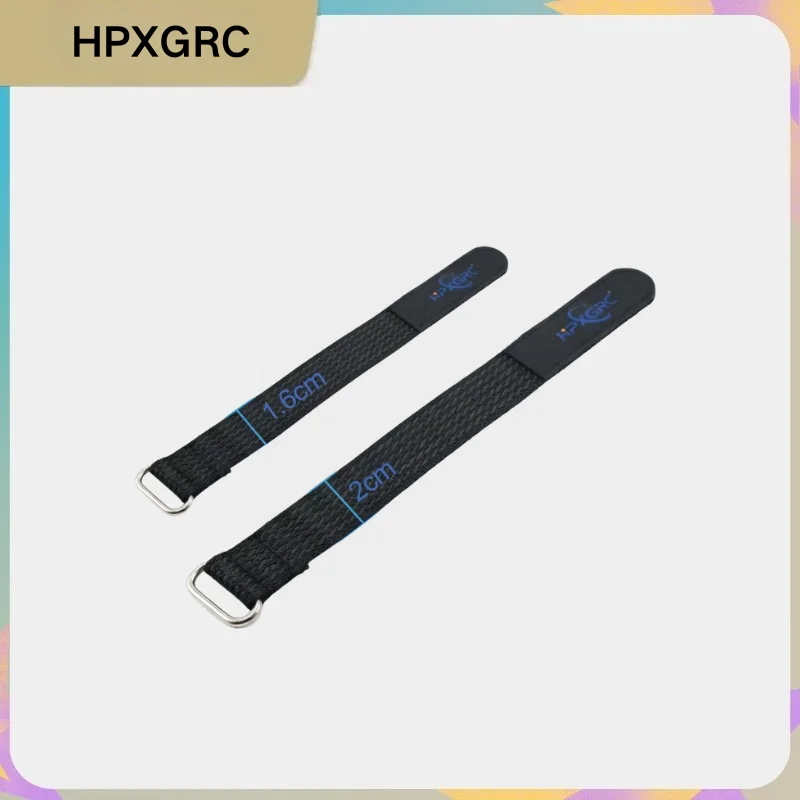 

HPXGRC 20x310mm 16x260mm Battery Strap, Heavy Duty Anti-Slip FPV Battery Tie Down Strap for Drone RC Quadcopter
