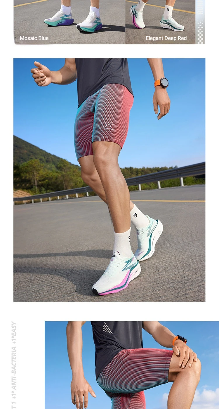 361 Degrees Herren-Sportshorts mit Taschen, schnell trocknend, atmungsaktiv, elastische Taillenunterstützung, professionelle Laufshorts für Herren 652622701 – Detail 11
