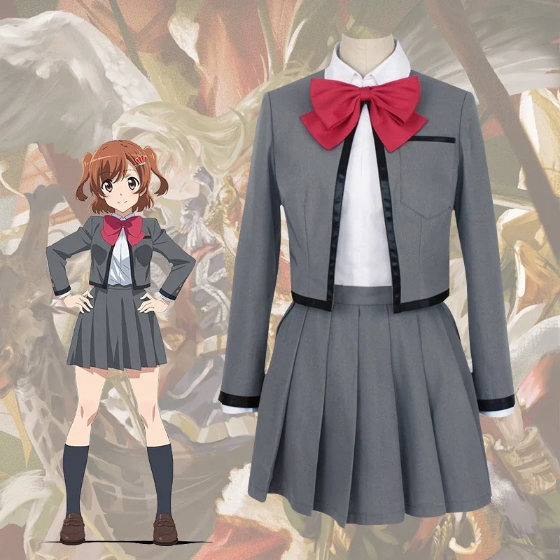 

Anime Cosplay Costume The Musical Revue Starlight Costume Paradise Shinya Uniform Coat / Shirt / Tie / Skirt