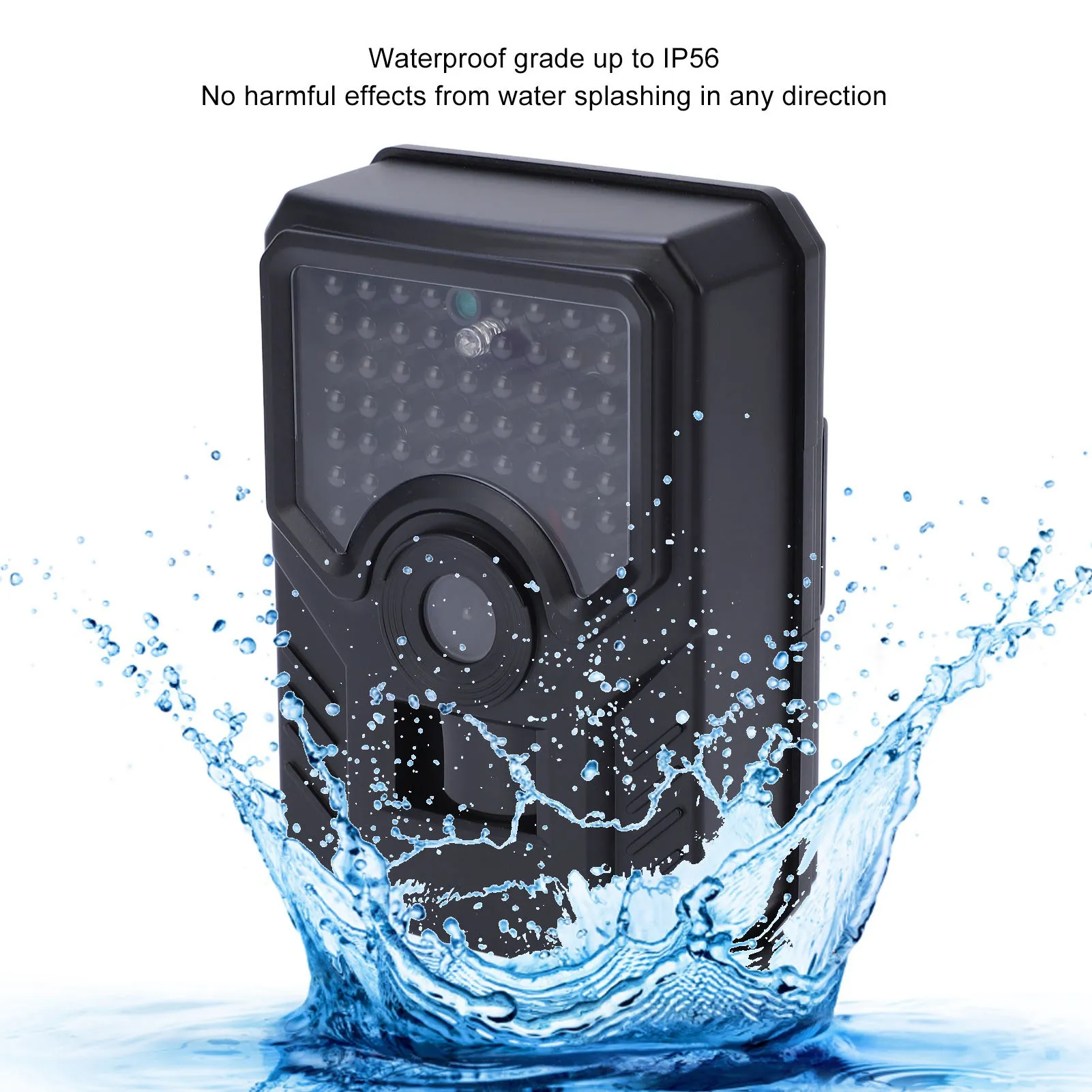 Infrared Hunting Camera Trail Camera 12MP HD 1080P Infrared Hunting IP56 Waterproof for Wildlife Monitoring PR200B Trail Camera