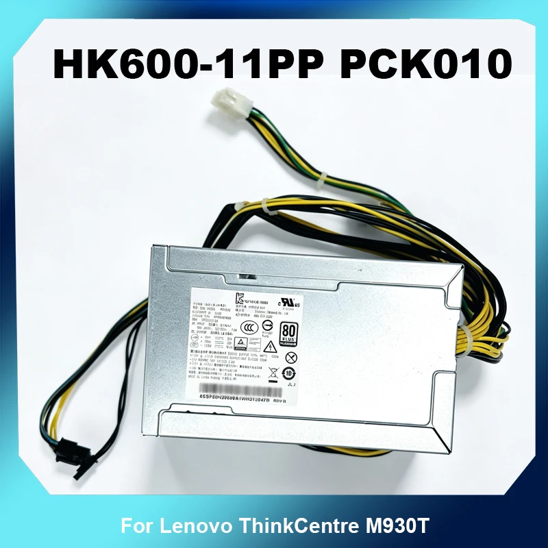 500W 10Pin Power Supply HK600-11PP PCK010 For Lenovo ThinkCentre M930T