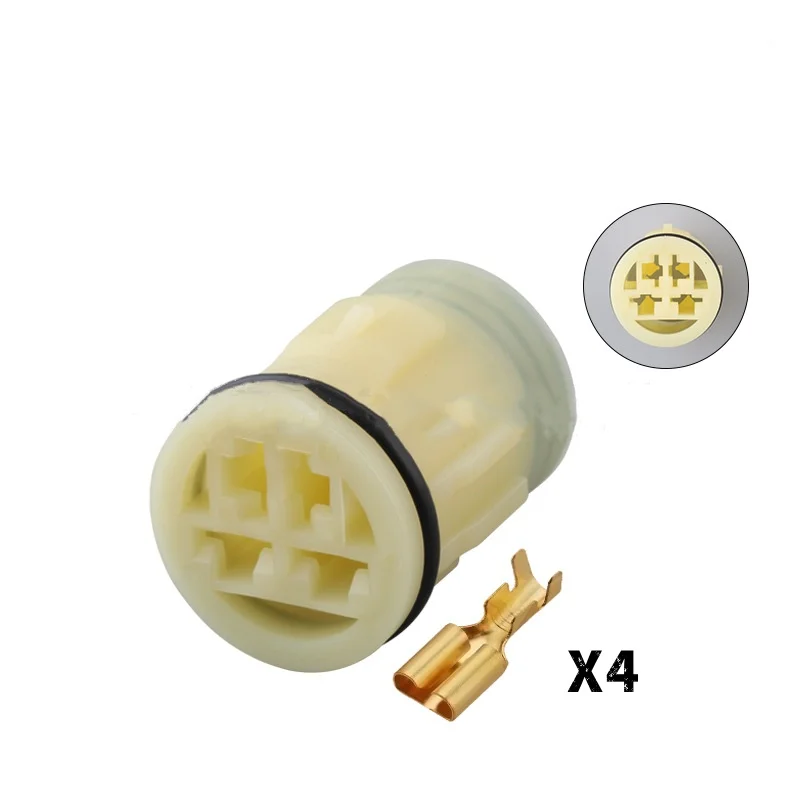 1sets 4pin auto wire plastic husing plug sealed cable waterproof connector 344080-1