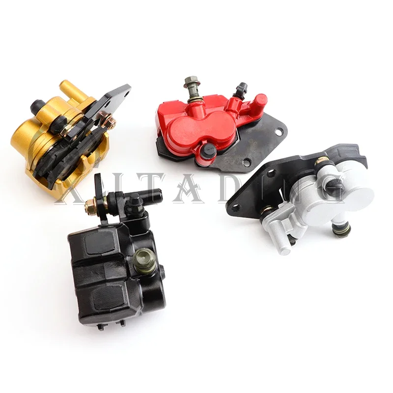 Hydraulic disc brake lower pump brake caliper with Brake Pads for 50cc 125cc 150cc 250cc GY6 QMB139 Scooters Motorcycle parts