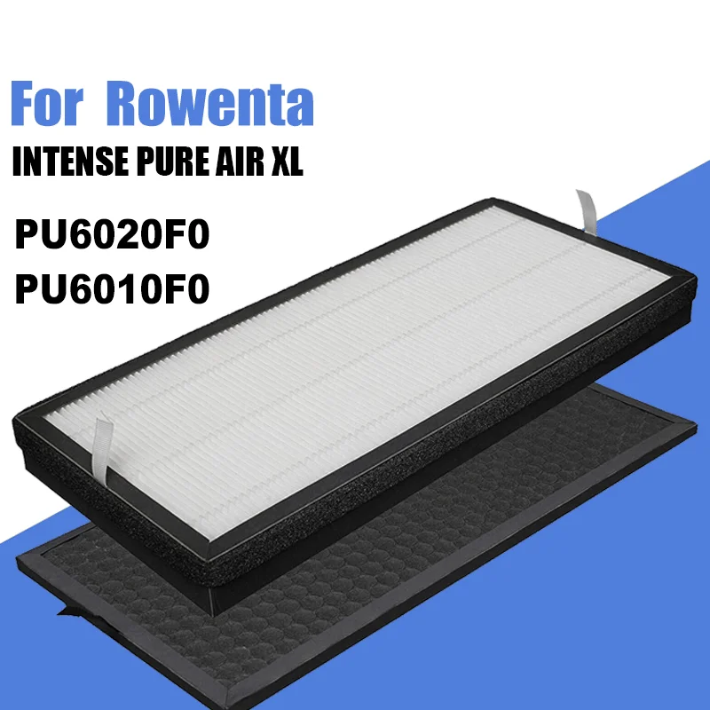 XD6076 True HEPA XD6066 Active Carbon Filter for ROWENTA INTENSE PURE AIR XL PU6020F0 PU6010F0