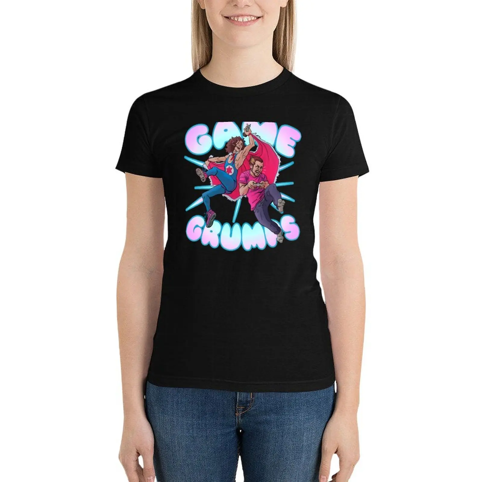 Game Grumps Shout T-Shirt Esthetische Kleding Anime Kleding Shirts Grafische T-Shirts Vrouwelijke Kleding Voor Vrouwen