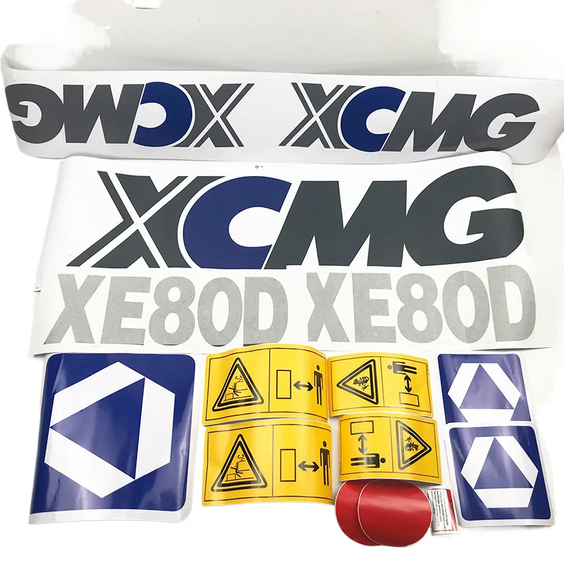 

Наклейки для Xcmg Xe60c/80c/150d/215c/260c/370d, аксессуары для экскаватора с логотипом автомобиля