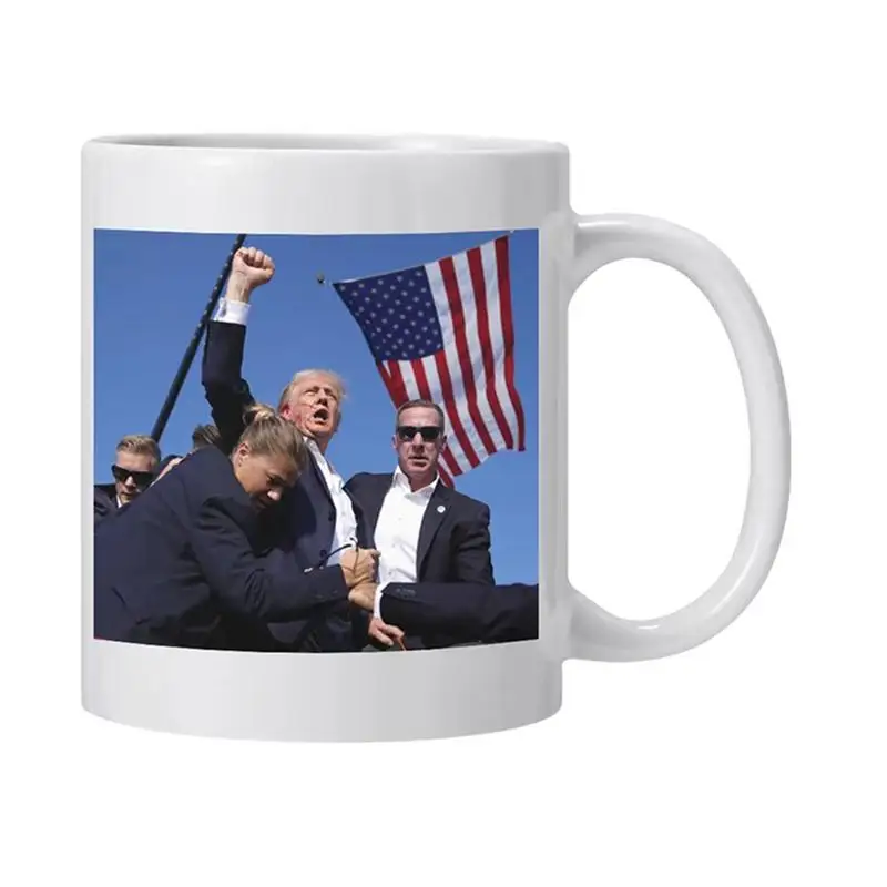 President Rally Incident Mug Ceramic President Attempt Assassination Mug Makes Me Stronger President Warrior Rally Coffee Mug