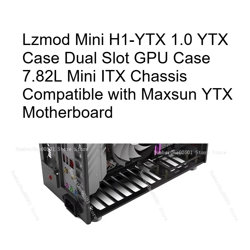 

Корпус Lzmod mini H1-YTX 1.0 7.82L ITX для совместной работы с Zhuangjiyuan, поддерживает Maxsun YTX и двухслотовые видеокарты.