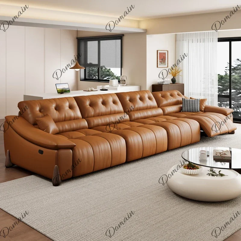 ZL Electric Italian Sofas Minimalist Creative Living Room Leather Multifunctional Sofa High Quality Hallway Sillon Cama Furnitur