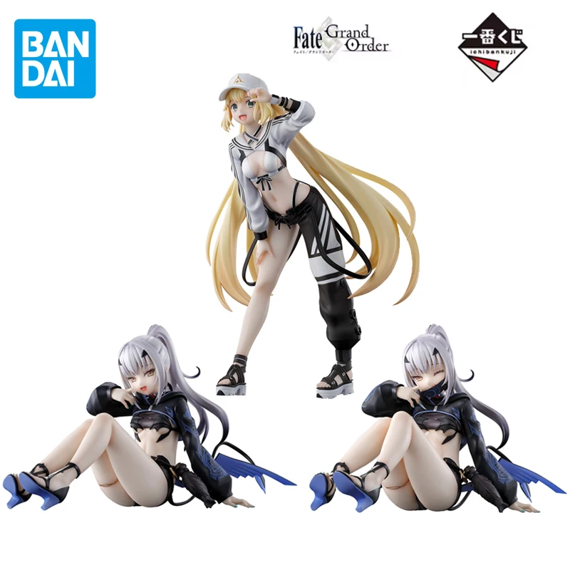 BANDAI Genuine Ichiban Kuji Fate/Grand Order Lancer Altria Caster Anime Action Figures Toys For Boys Girls Gift Model Ornaments