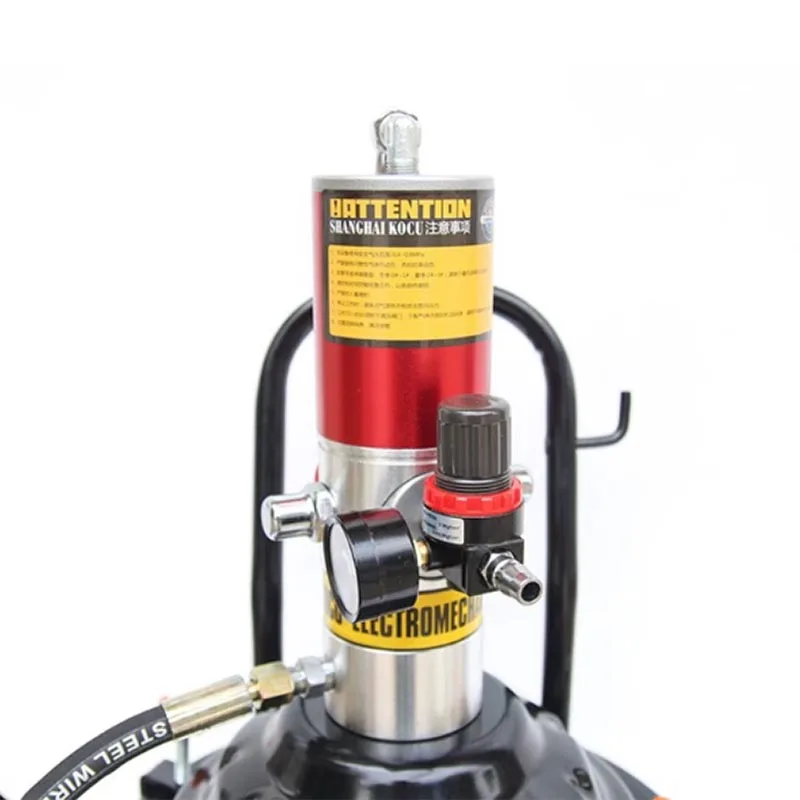 Grease Pump 50:1 Pressure Ratio Air Operated with 4m Oil Outlet Pipe and  360° Grease Gun High Pressure Pneumatic Grease Pump