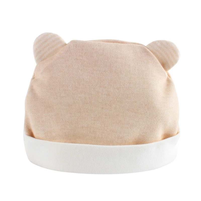 Infants Skull Hat Muslin Beanie Hat Bone-less Hat Newborn Caps Shower Gift