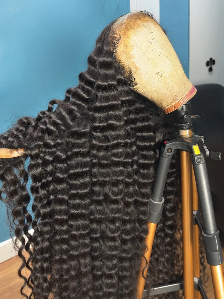 200 Dichte 13x6 HD Spitze Frontal Perücke Lose Welle Echthaar Perücke Brasilianische Lose Tiefe Welle Perücke Lockiges menschliches Haar Perücken Für Frauen