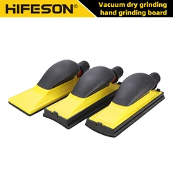 HIFESON 70x198mm Manual Vacuum Polishing Block Sanding Abrasive Block Hand Grinding Board 3 Types Arcs For Car Paint Surface