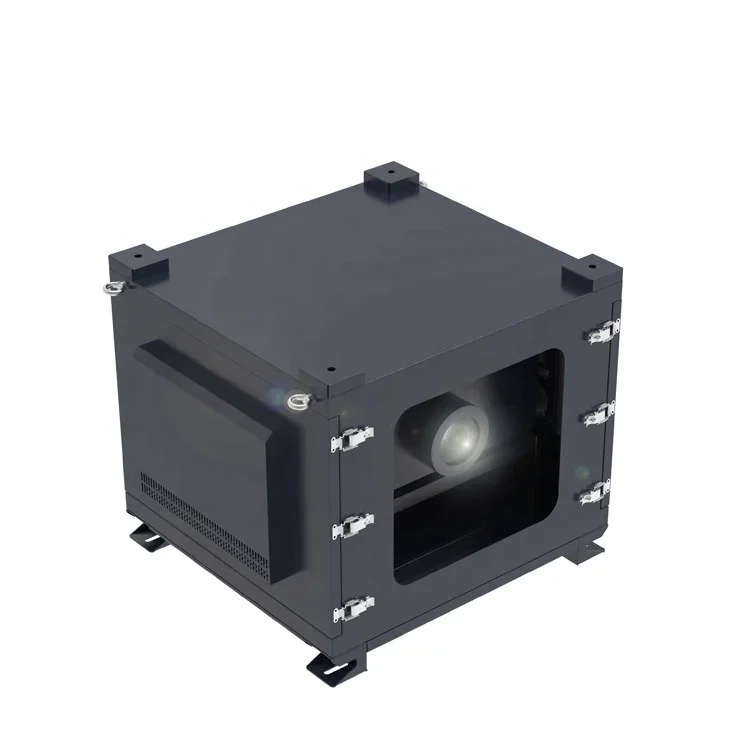 OEM Temperate Box Enclosure Video Projector With Air-cooled Ip65 Outdoor Projector Housing Thermostat